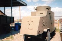 Armored Car of the type used by Black Jack Pershing chasing Villa